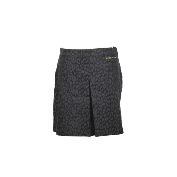 BLUGIRL FOLIES Black Mini Skirt 8 Leopard NWT $285 - Picture 1 of 5